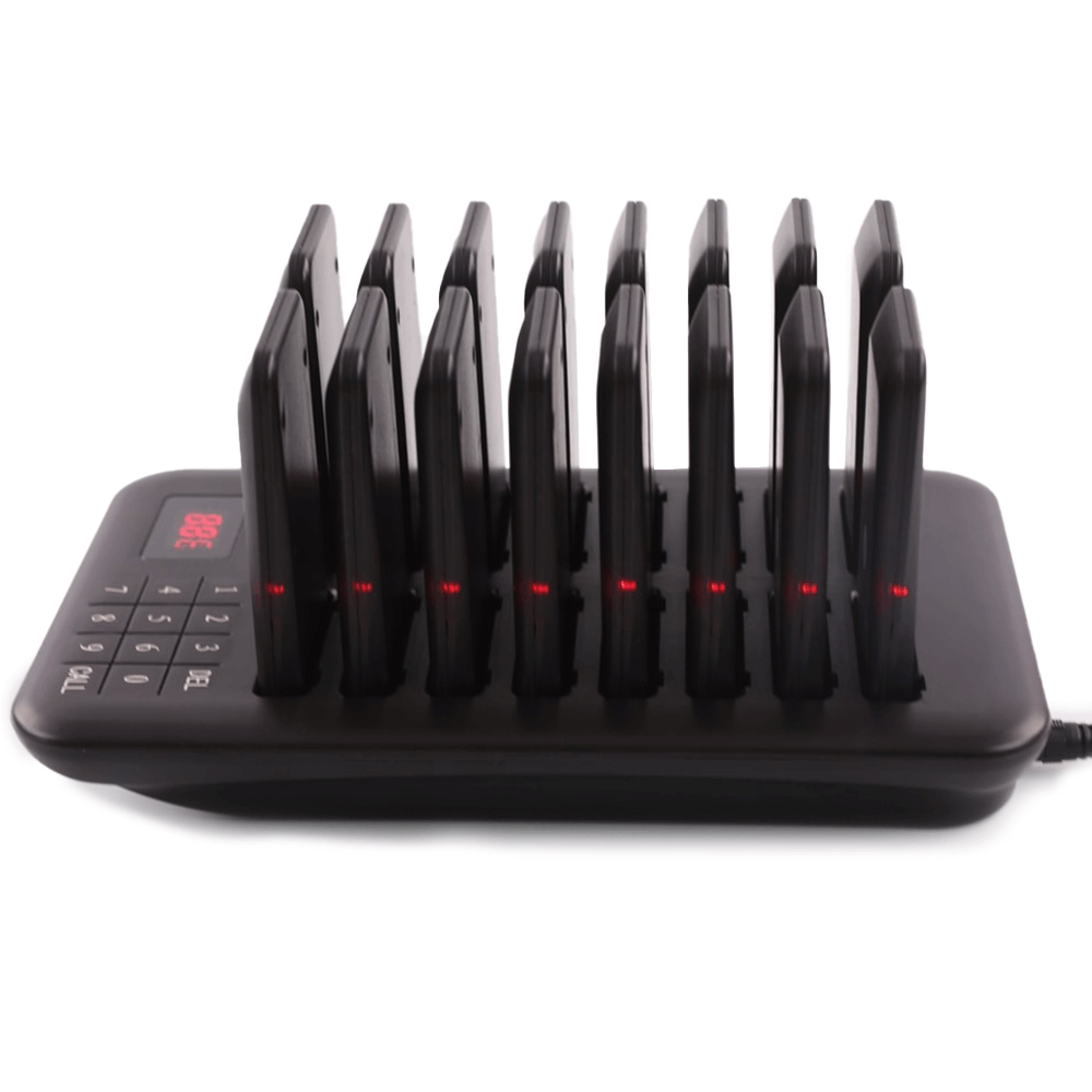 เครื่องเรียกคิวไร้สาย WORREX จำนวน 16 คิว รุ่น W-BCT6911 สีดำ_3